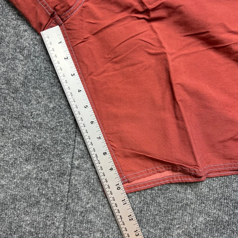 Patagonia Men 36 Wavefarer Engineered Board Shorts Waterline Blue Red Swim Trunk